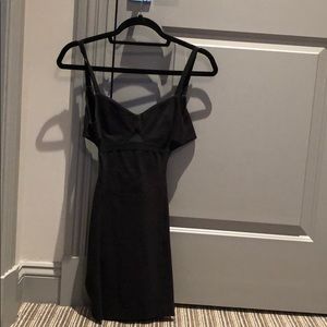 Black All Saints mini dress